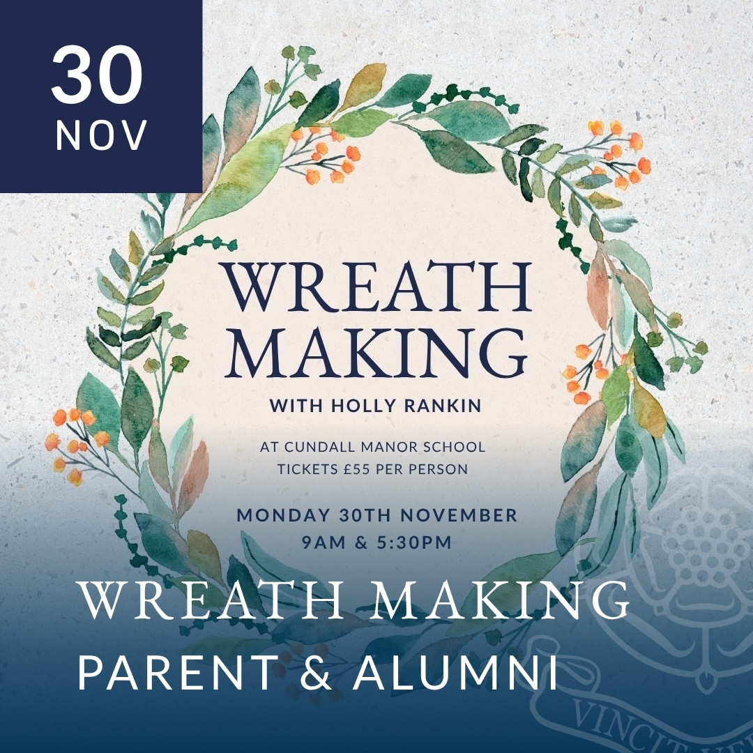 Festive Wreath Making_Cundall Manor School